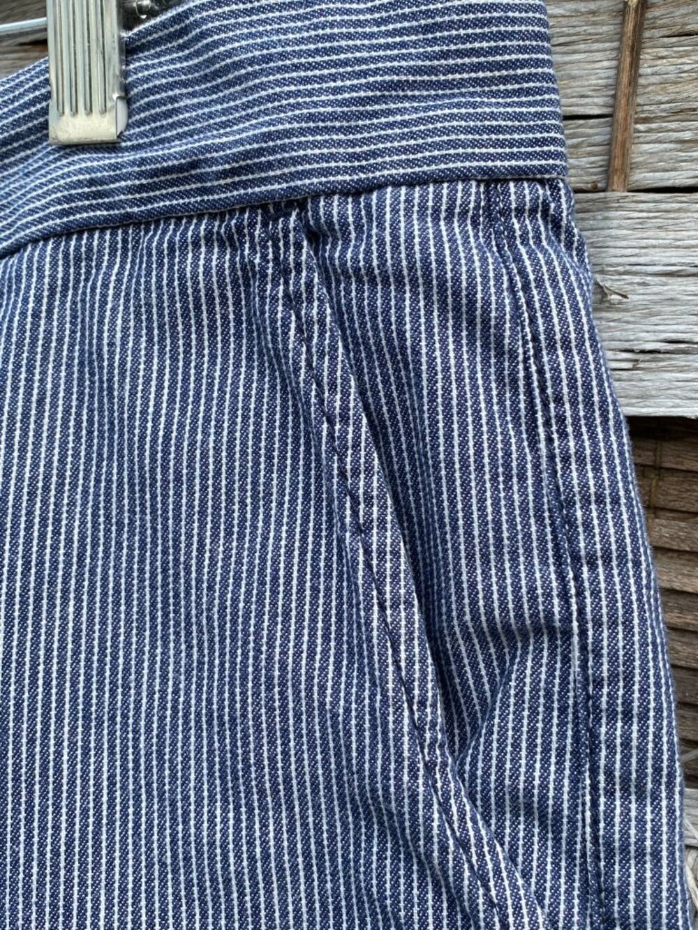 Arizona Jeans Co Provence Stripe Blue and White Men's Shorts Denim Jean Vintage